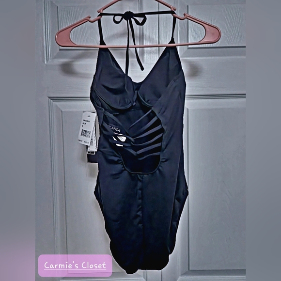 🔥NWT🔥OBO🔥 🔴 La Blanca Women's Island Goddess Mio One Piece Swimsuit Size 6 - Picture 4 of 7